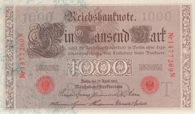 1000 Mark 1910